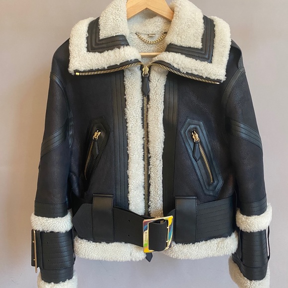Burberry Shearling Coat - Picture 2 of 16